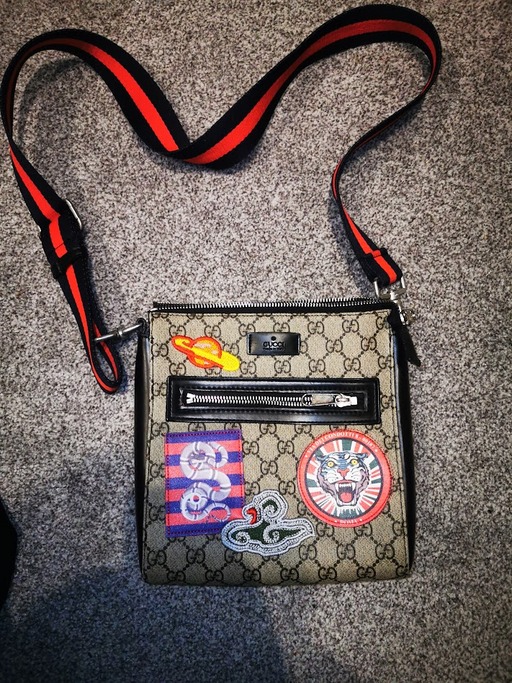 Gucci x Palace Web Canvas GG-P Messenger Bag Beige (FW22)