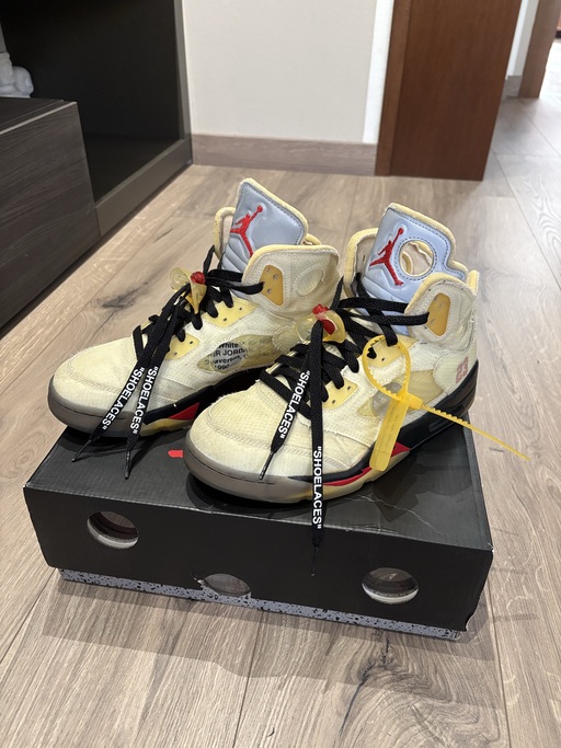 Air Jordan 5 Retro Off-White 'Sail' (2020)