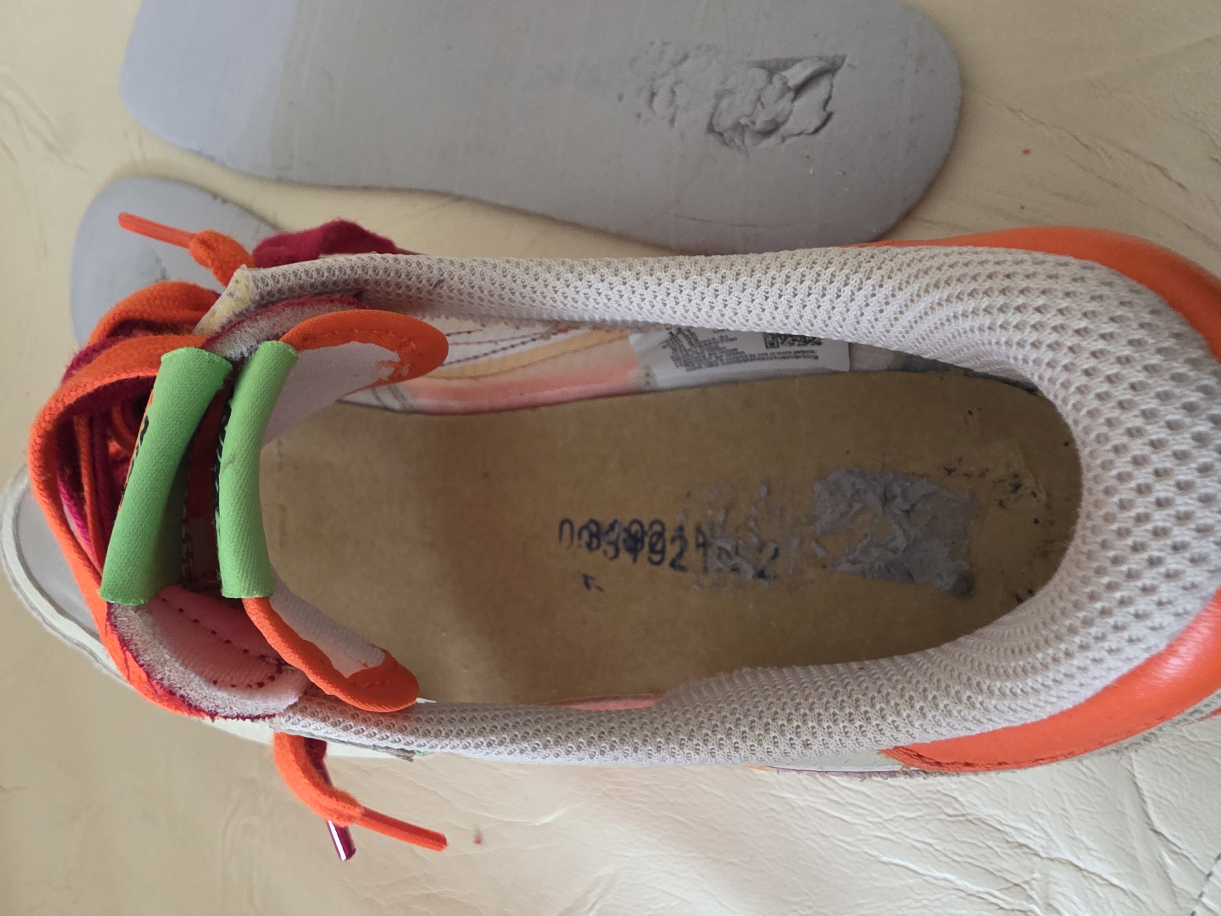 Nike x sacai x Clot LDWaffle 'Kiss of Death Net Orange Blaze' (2021) photo 9