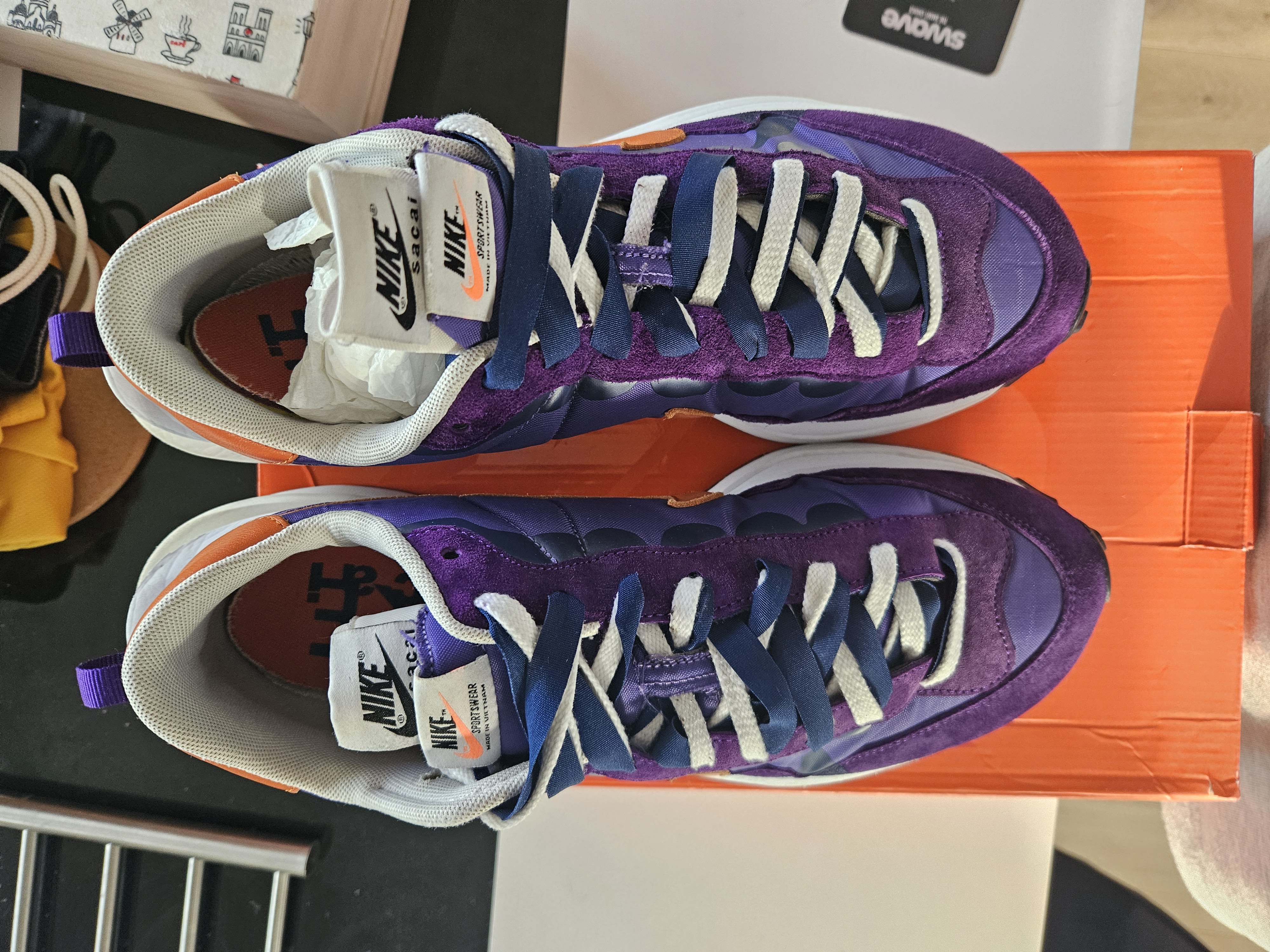Nike x sacai Vaporwaffle 'Dark Iris' (2021) photo 3