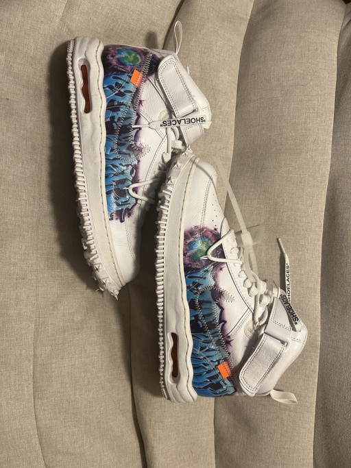 Nike x Off-White Air Force 1 Mid 'Graffiti' (2023)