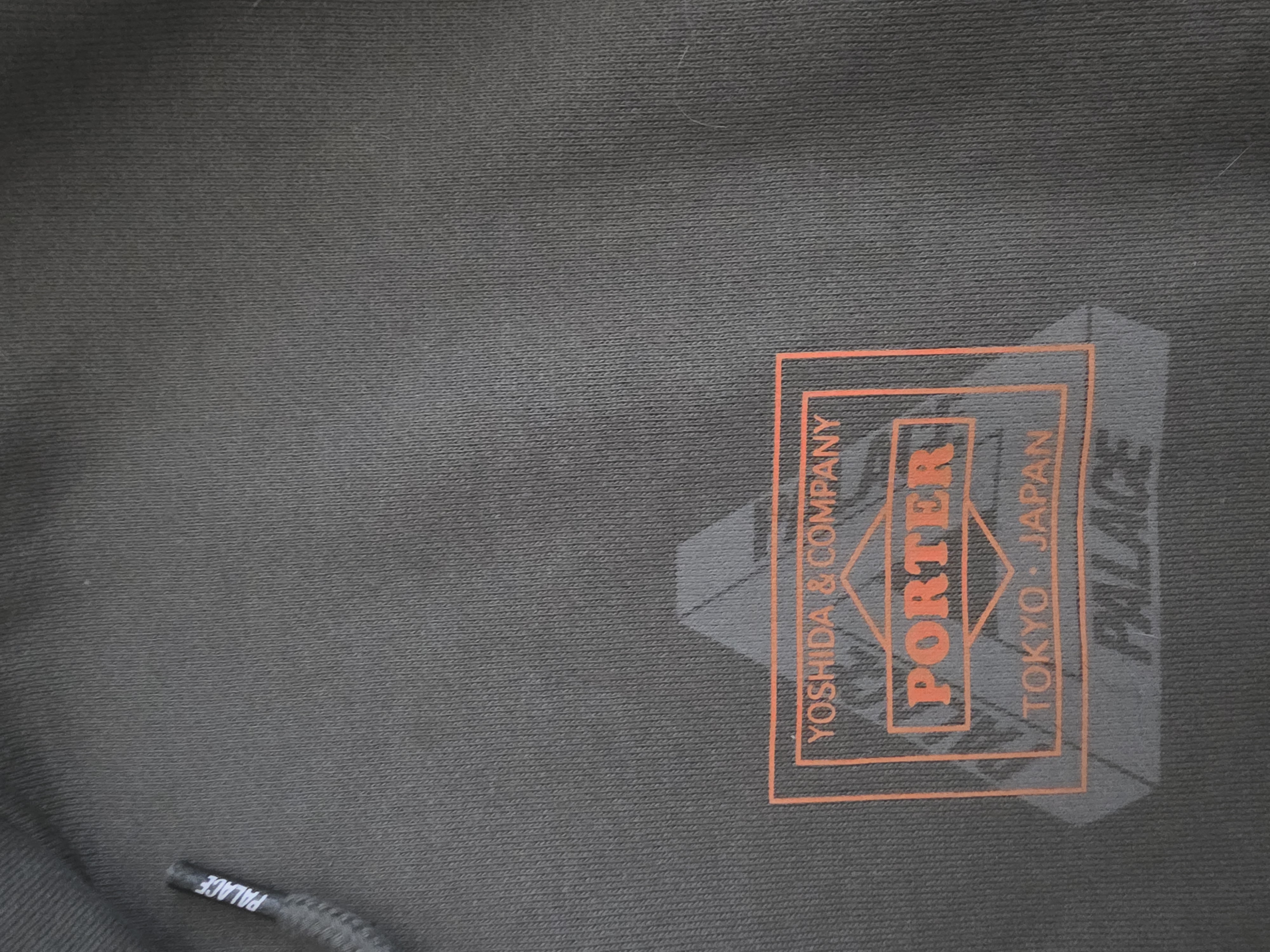 Palace Porter Logo Hood 'Olive' (FW24) photo 7