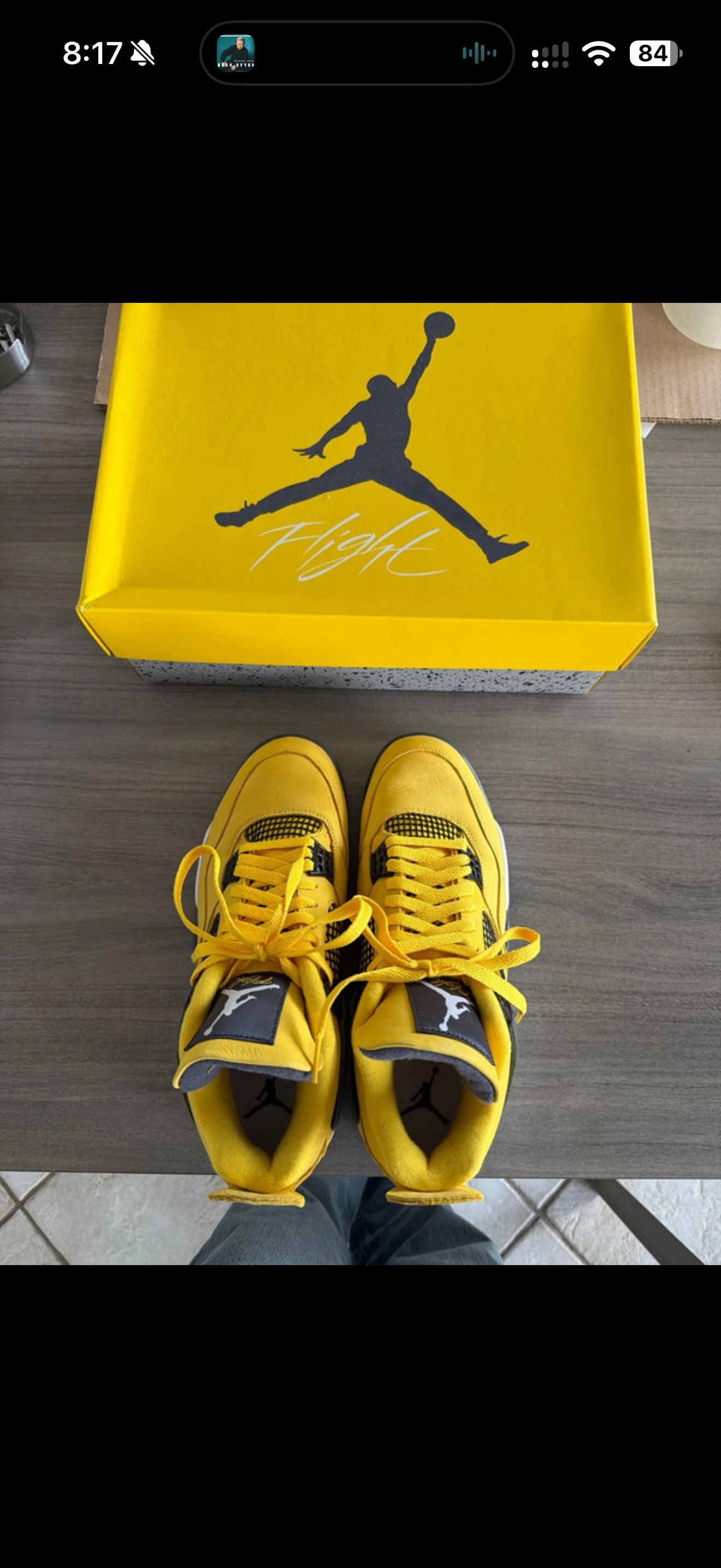 Air Jordan 4 Retro 'Lightning' (2021) photo 3