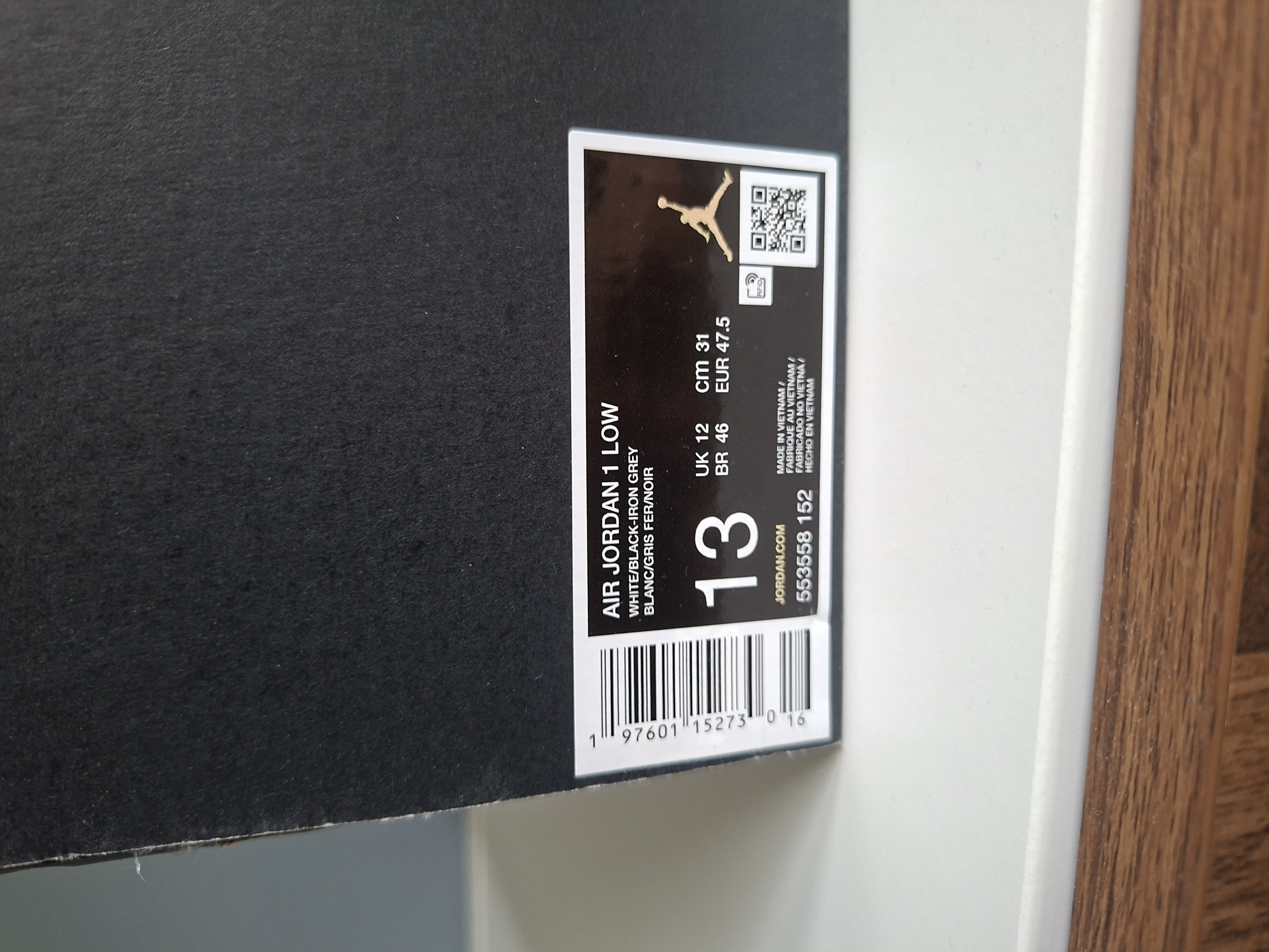 Air Jordan 1 Low 'Iron Grey' (2024) photo 7