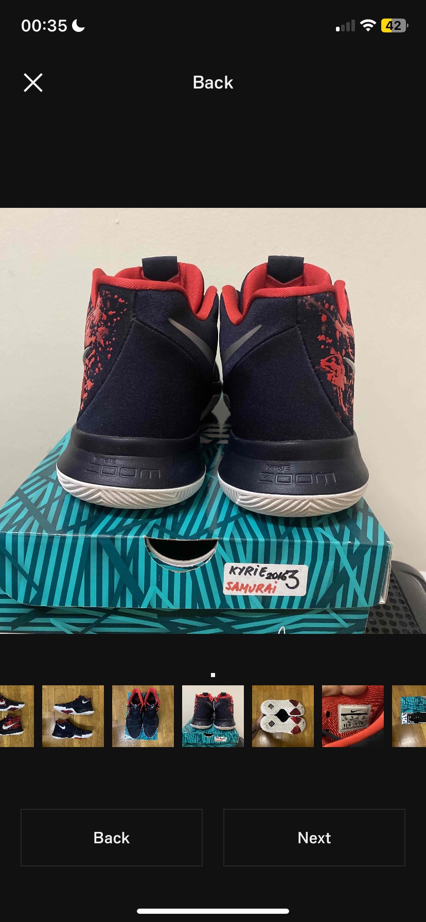 Nike Kyrie 3 Samurai photo 4