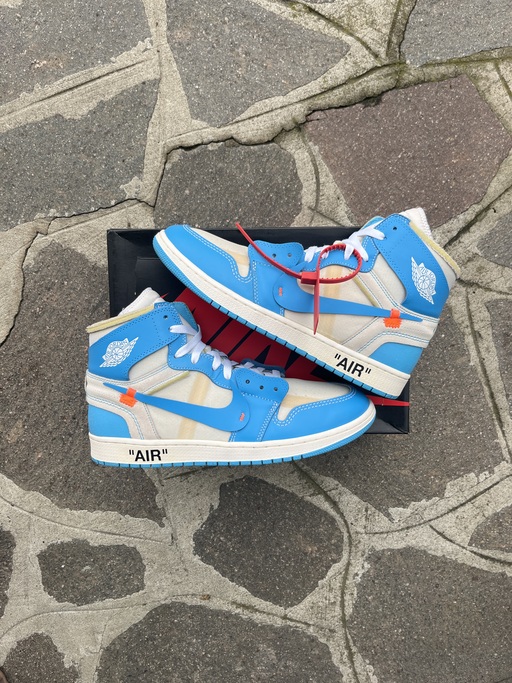Air Jordan x Off White 1 'Powder Blue' (UNC) (2018)