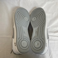 Nike Air Force 1 Low Cut Out Swoosh Wolf Grey (2022) photo 5