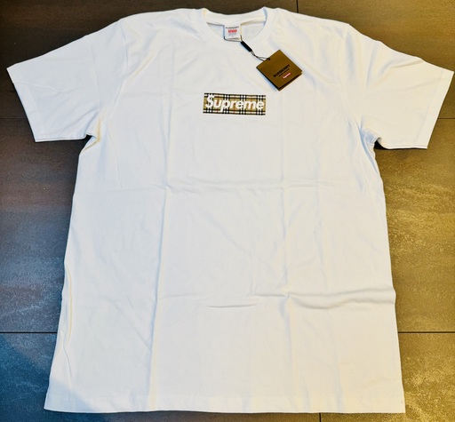 Supreme x Burberry® Box Logo Tee White (SS22)