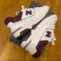 New Balance 550 'White Bordeaux Red Grey' (2021) photo 8