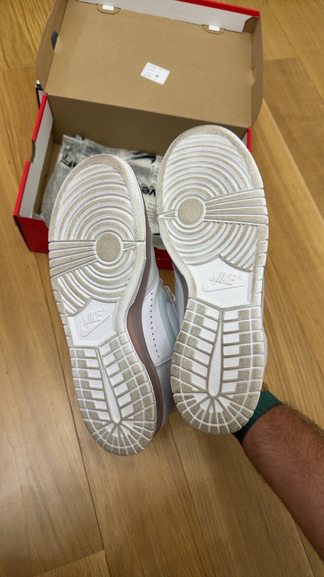 Nike Dunk High Slam Jam White Pure Platinum (2020) photo 3