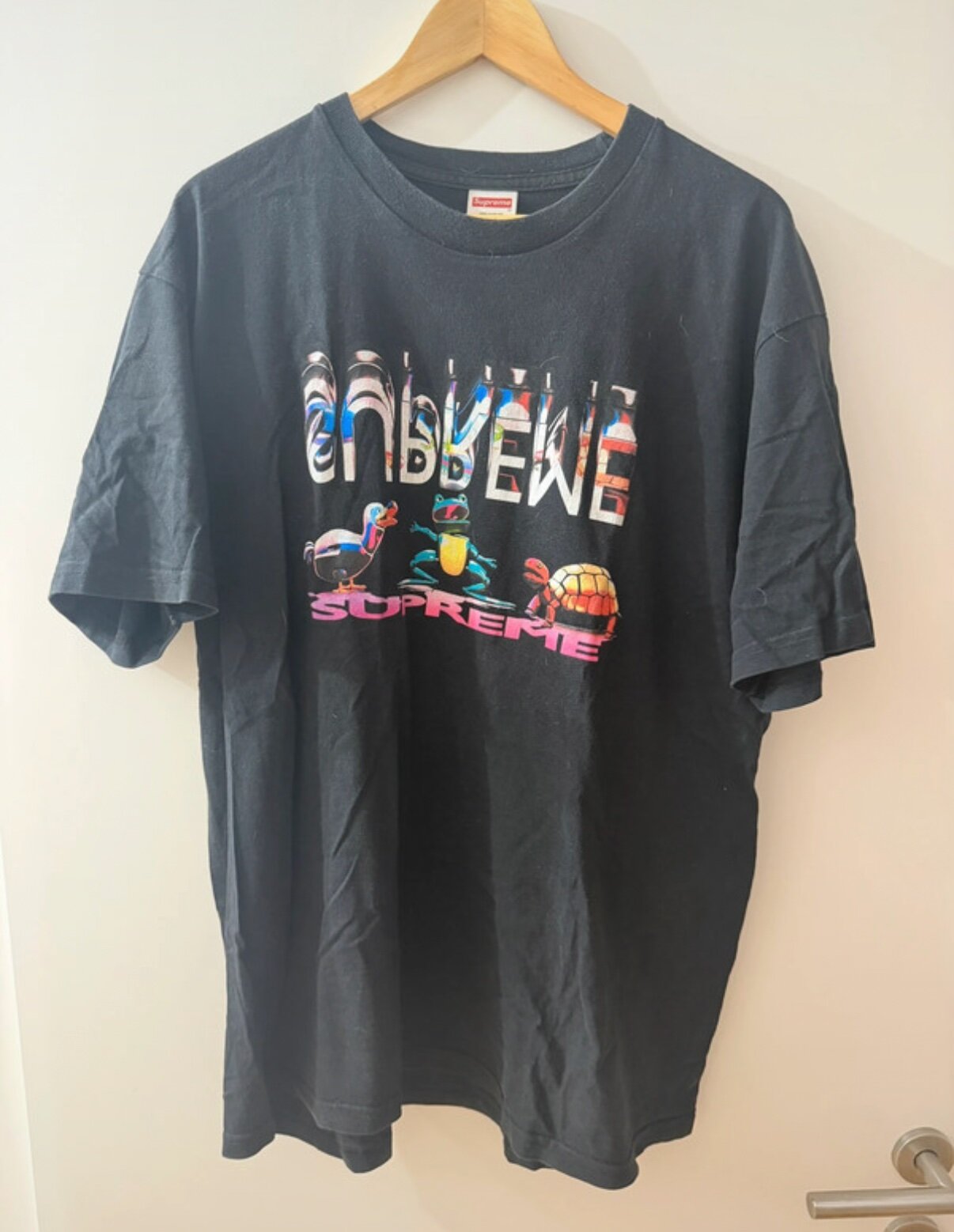 Supreme Crash T-Shirt Tee Black (FW17) photo 1