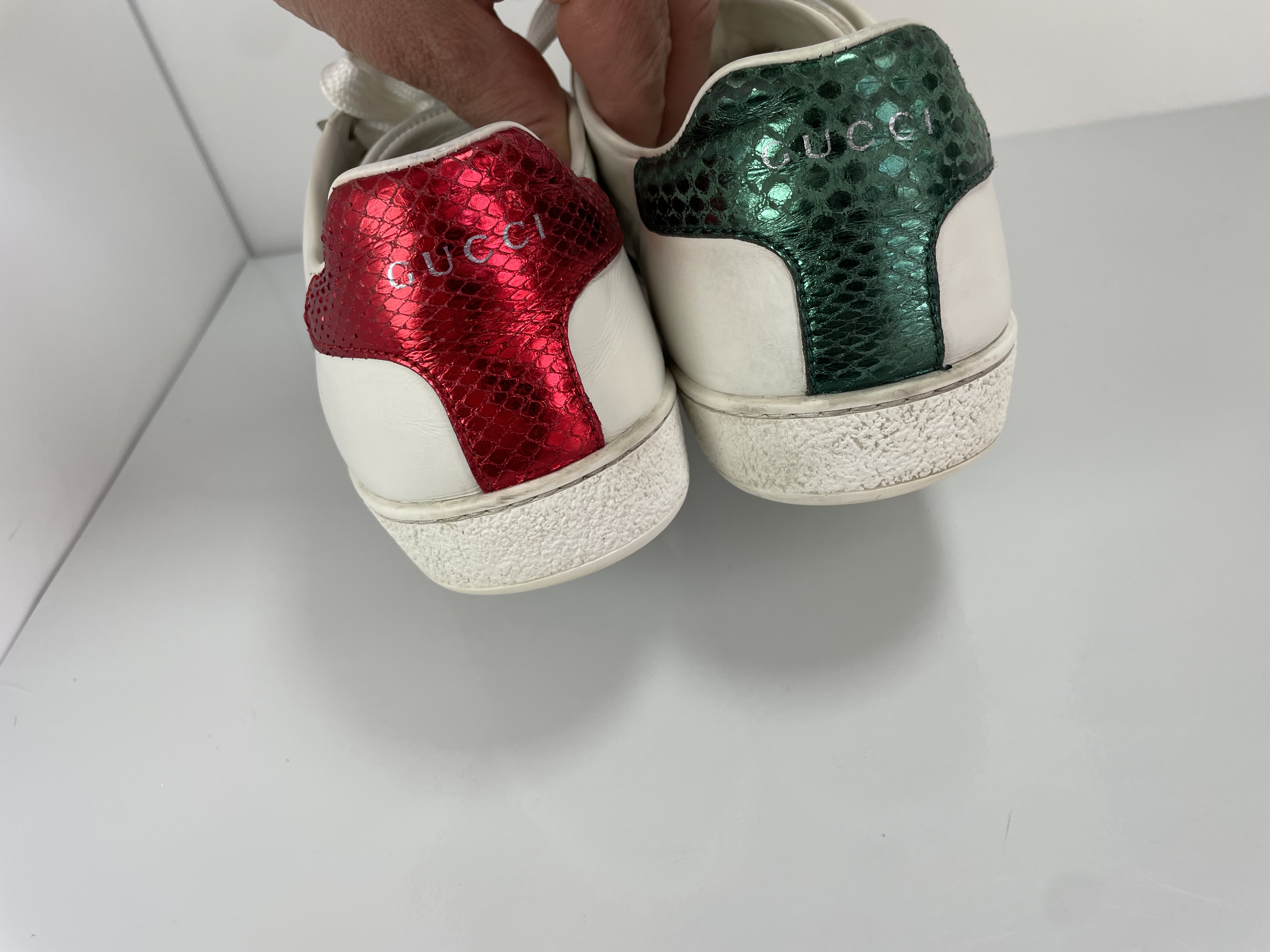 Luxury Gucci Ace Bee White photo 5
