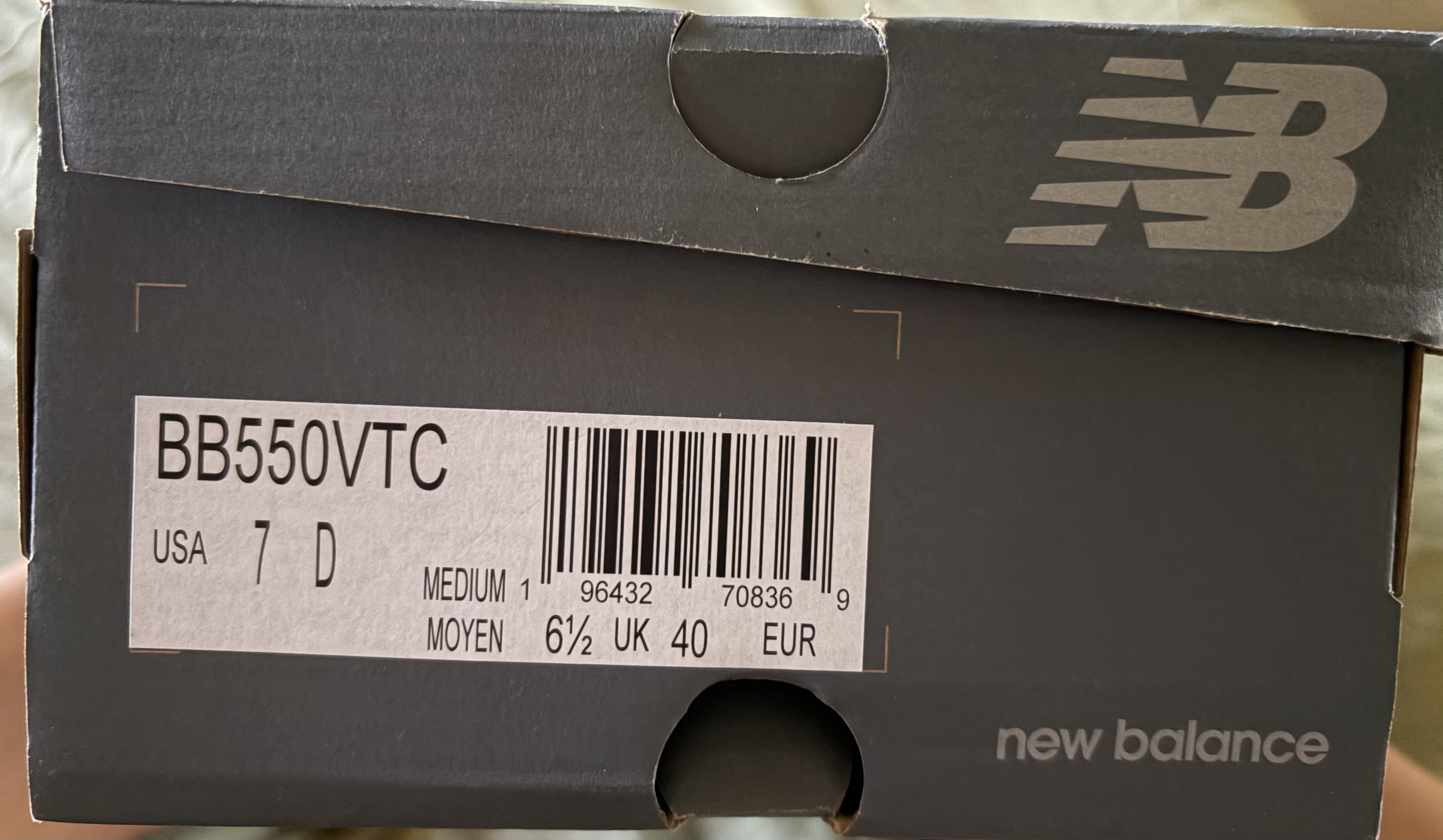New Balance 550 Sea Salt Pine Green (2023) photo 7
