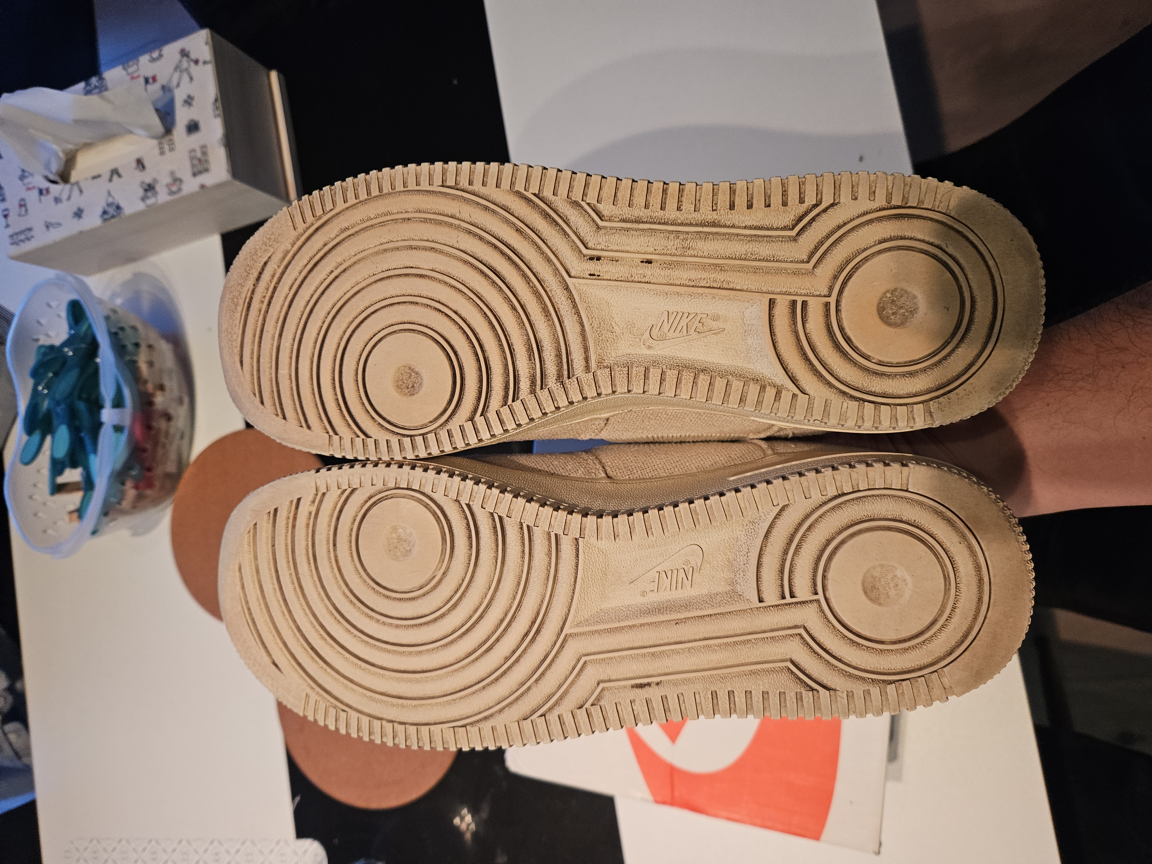 Nike x Stussy Air Force 1 Low 'Fossil' (2020) photo 5