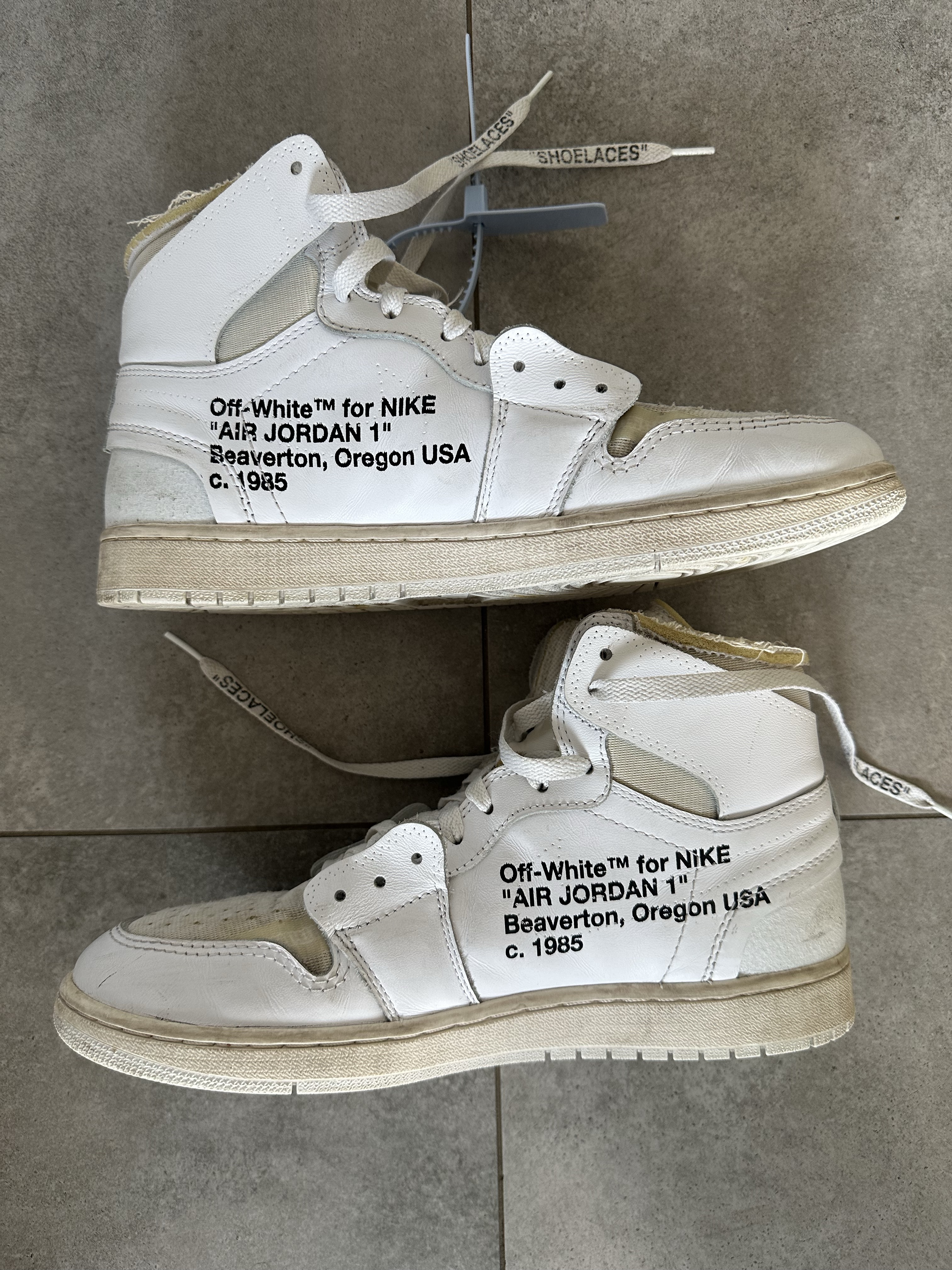 Air Jordan x Off-White 1 Retro High White (2018) photo 2