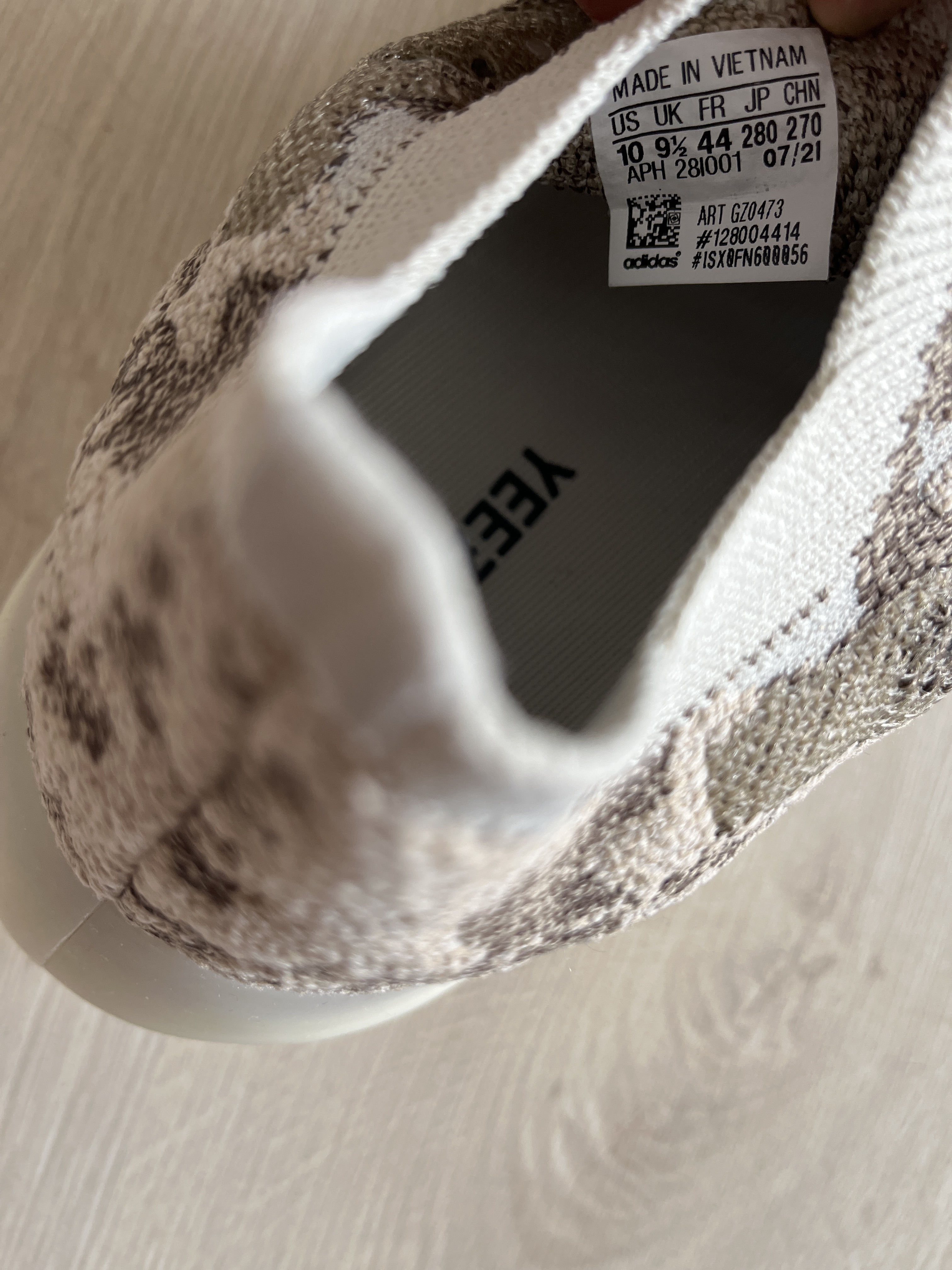 Yeezy Boost 380 'Pyrite' (2021) photo 6