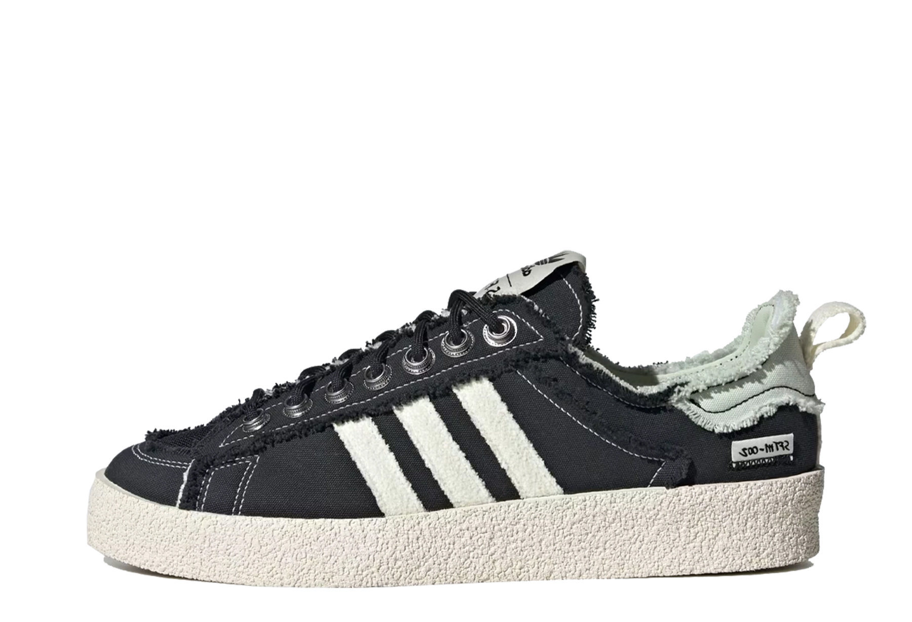 Adidas x Song for the Mute Campus 80s 'Core Black' (2023) Core Black/Cream White/Linen Green sneaker – authenticated on KLEKT