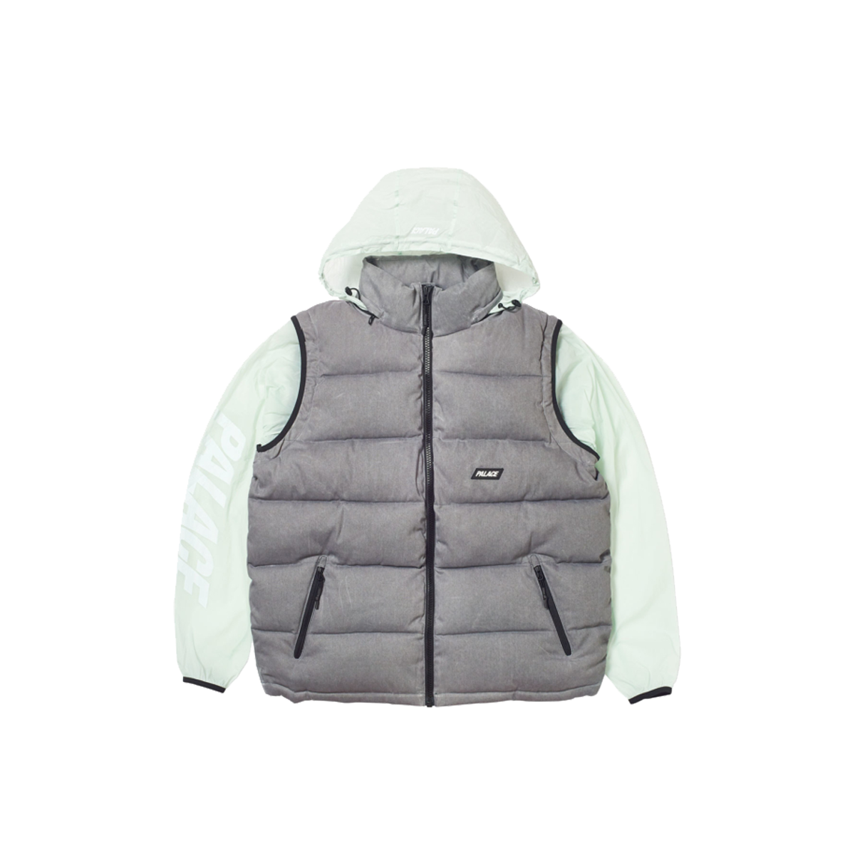 Palace Reacto Puff Zip Off Jacket Black (FW19) BLACK sneaker – authenticated on KLEKT