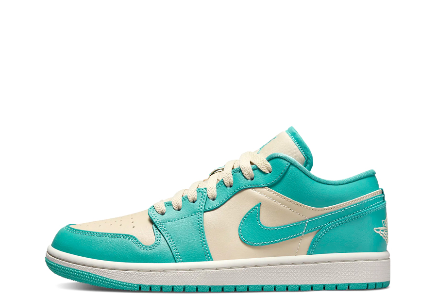 Air Jordan 1 Low WMNS Beige Teal Green (2022) beige/tel/green sneaker – authenticated on KLEKT