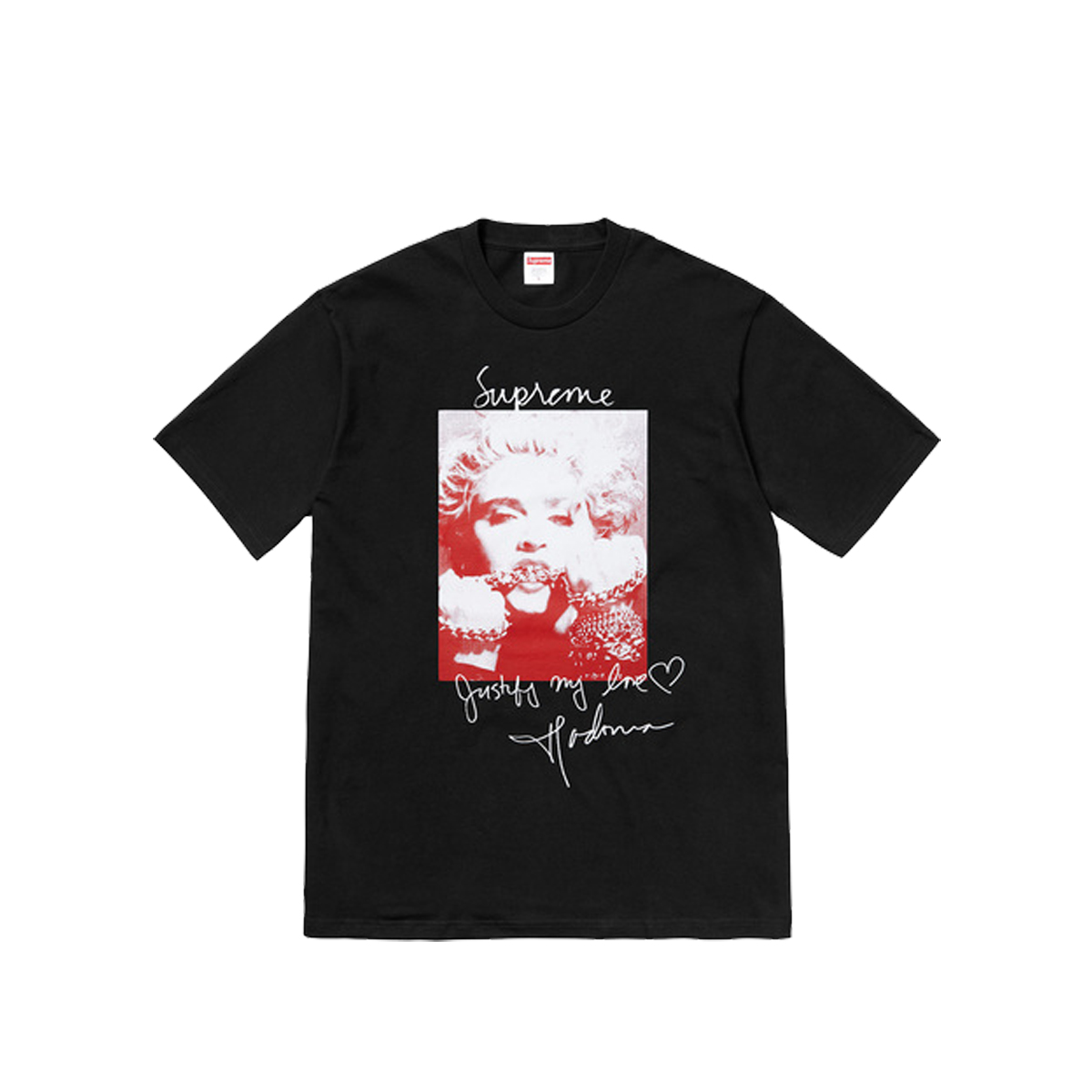 Supreme Madonna T-Shirt Tee Black (FW18) sneaker – authenticated on KLEKT