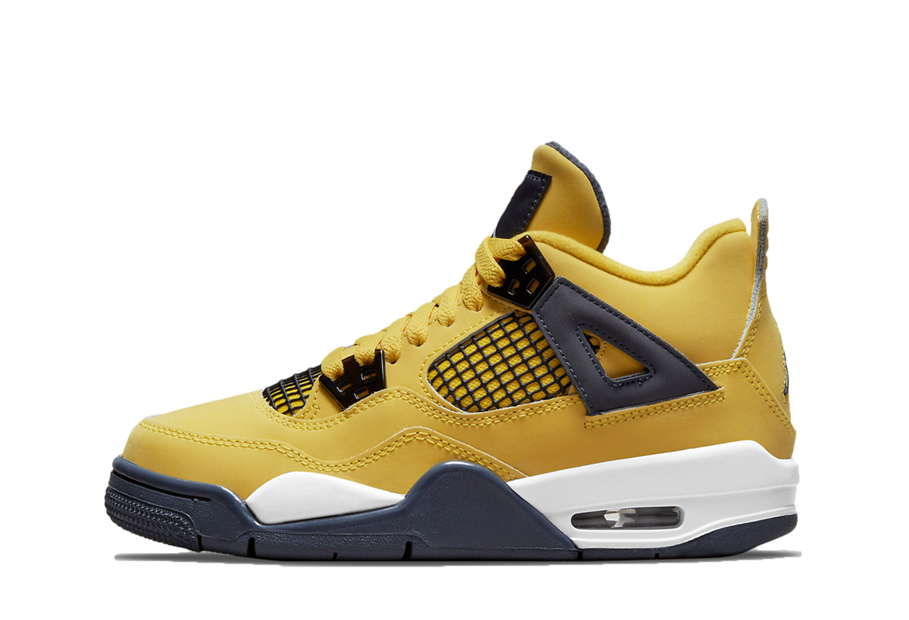 Air Jordan 4 Retro GS 'Lightning' (2021) TOUR YELLOW/WHITE-DARK BLUE GREY sneaker – authenticated on KLEKT