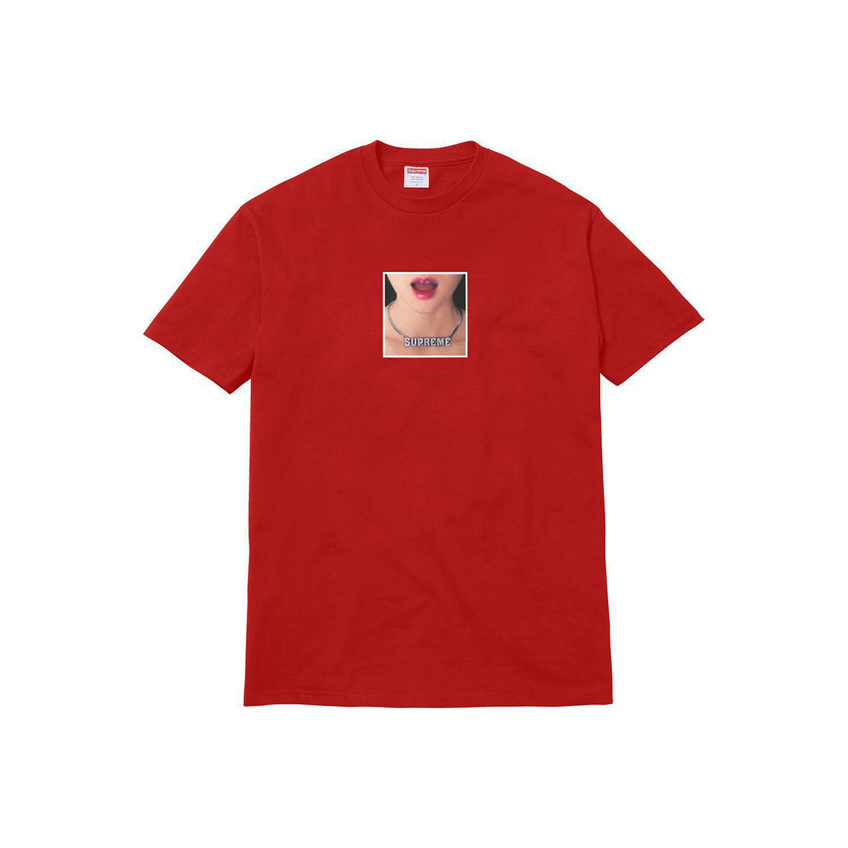 Supreme Necklace T-Shirt Tee Red (SS18) sneaker – authenticated on KLEKT