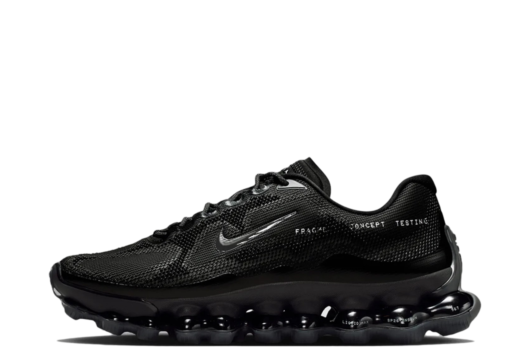 Nike x Fragment Design Air Liquid Max 'Black' (2026) sneaker – authenticated on KLEKT
