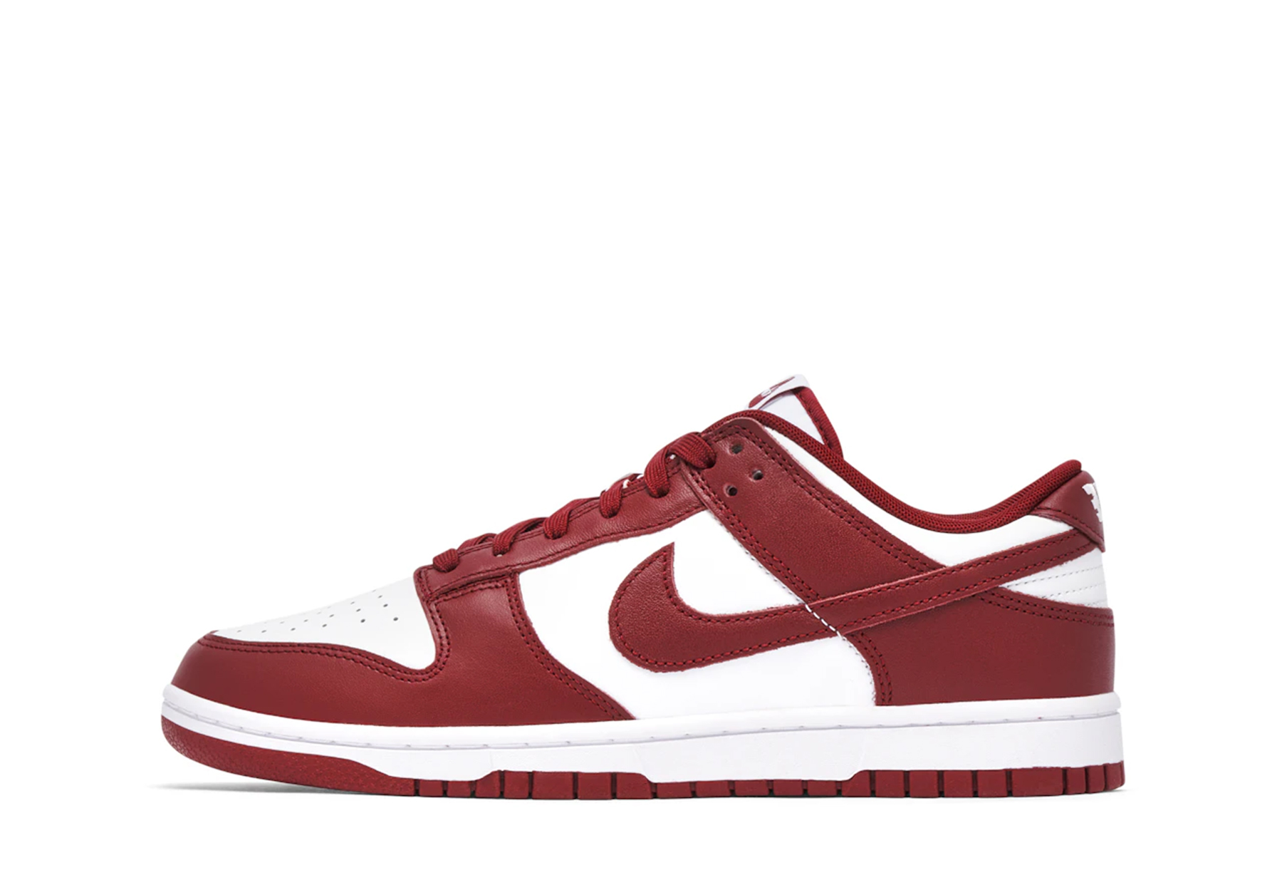 Nike Dunk Low Retro 'Team Red' white/bordeaux sneaker – authenticated on KLEKT