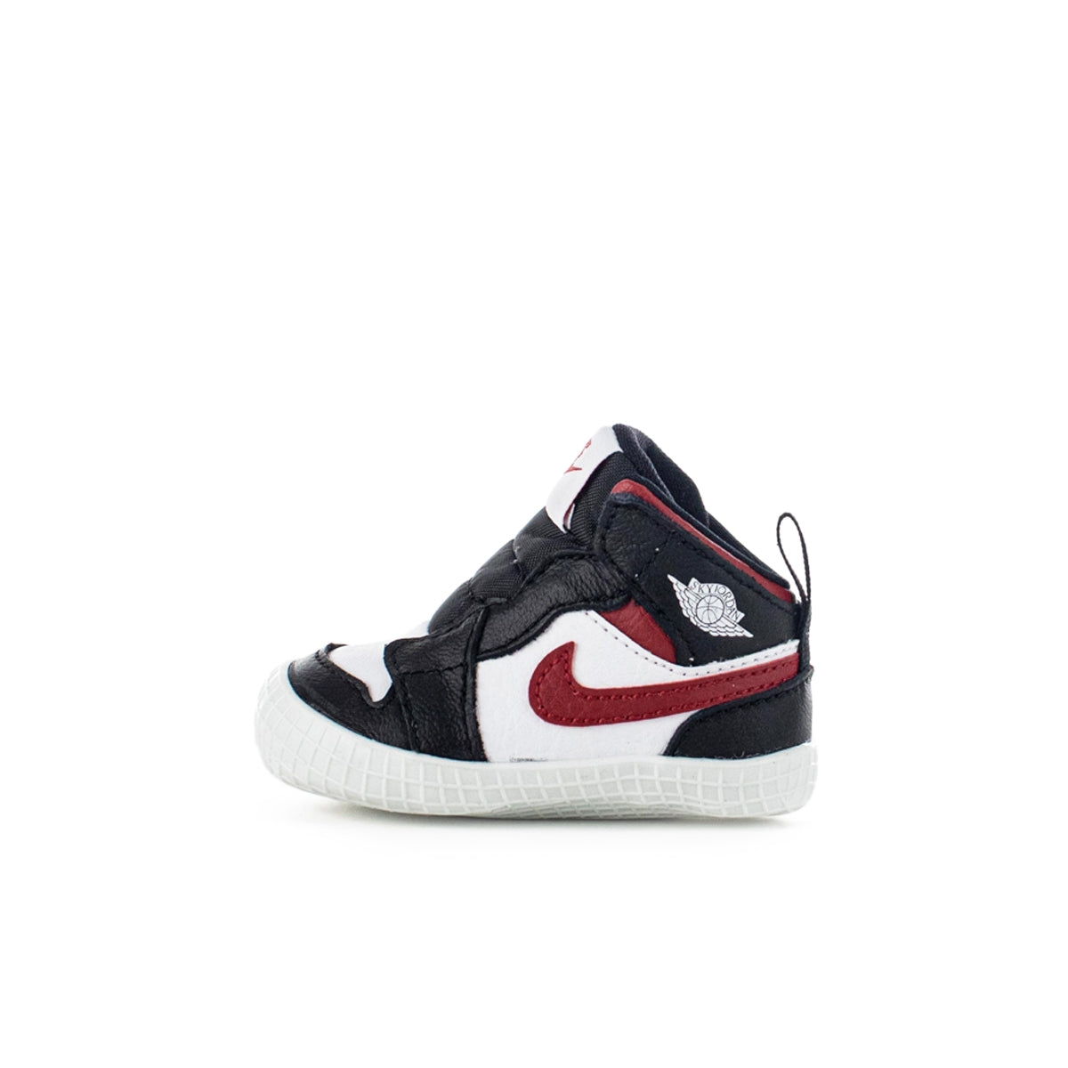 Air Jordan 1 Crib Bootie Black White Gym Red (I) sneaker – authenticated on KLEKT