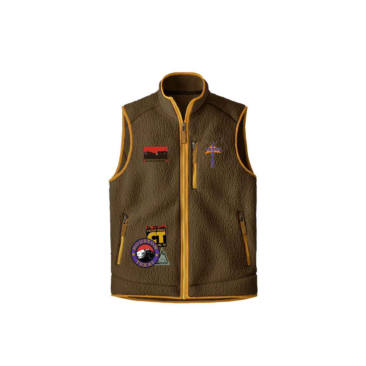 Travis Scott Cactus Trails Full-Zip Sherpa Vest (2020) BROWN/MUSTARD/MULTI sneaker – authenticated on KLEKT