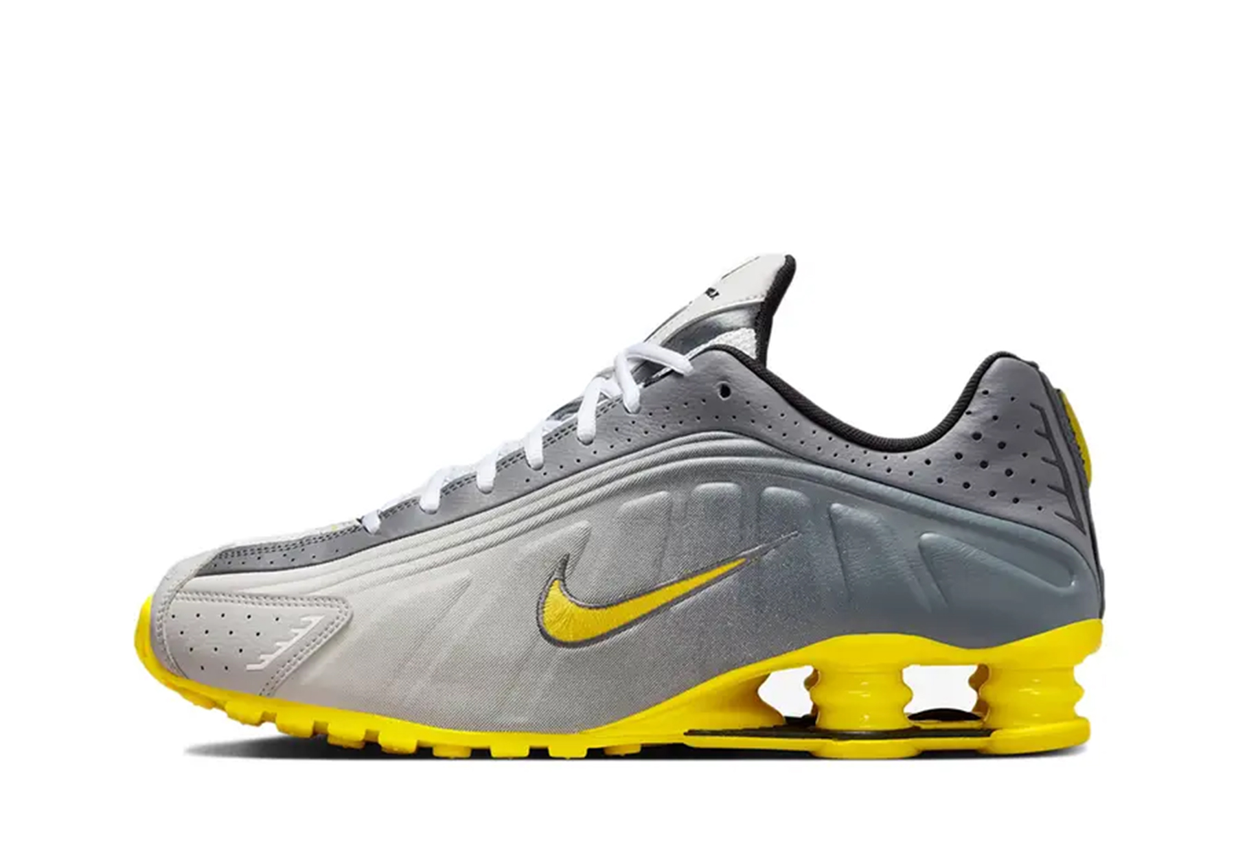 Nike Shox R4 'Bright Citron' (2025) SILVER sneaker – authenticated on KLEKT