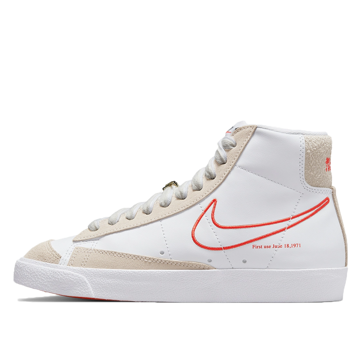 Nike Blazer Mid 77 First Use (2021) WHITE/ORANGE/SUMMIT WHITE sneaker – authenticated on KLEKT