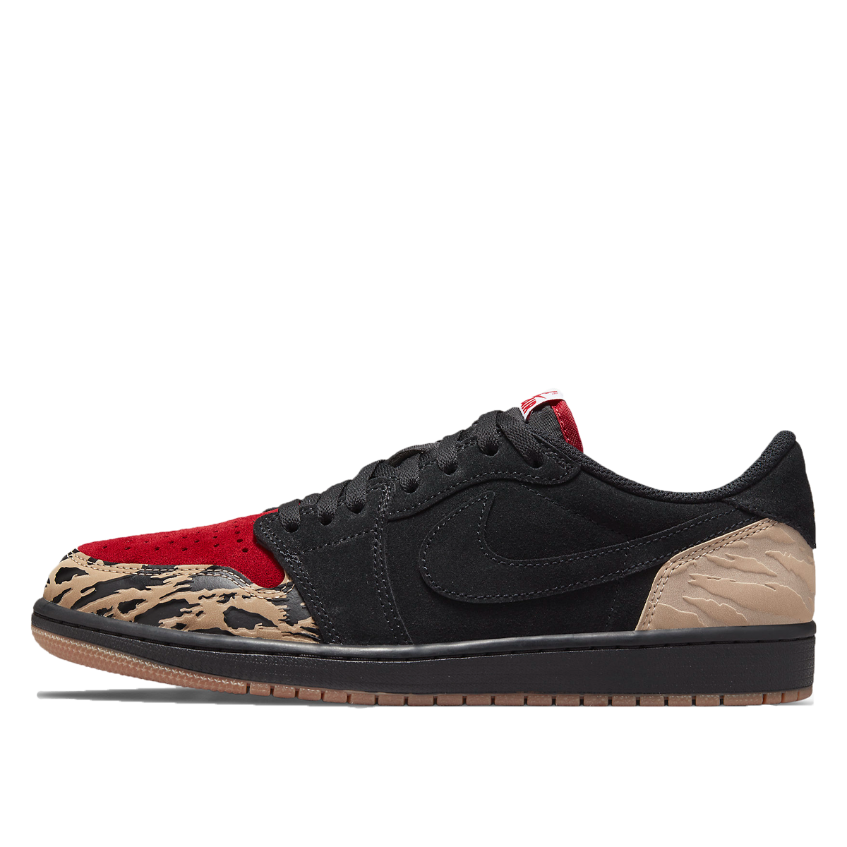 Air Jordan x SoleFly 1 Retro Low (2021) BLACK/RED/BEIGE sneaker – authenticated on KLEKT