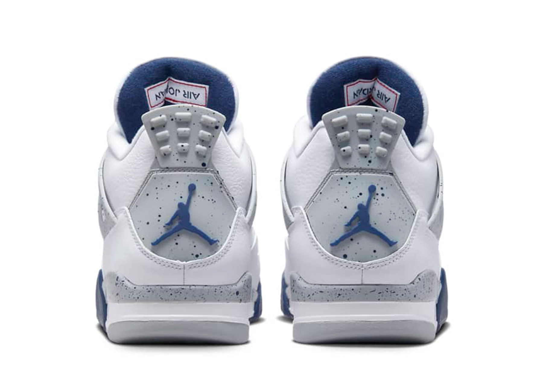 Air Jordan 4 Retro 'Midnight Navy' (2022) White/Midnight Navy/Light Smoke Grey sneaker – authenticated on KLEKT