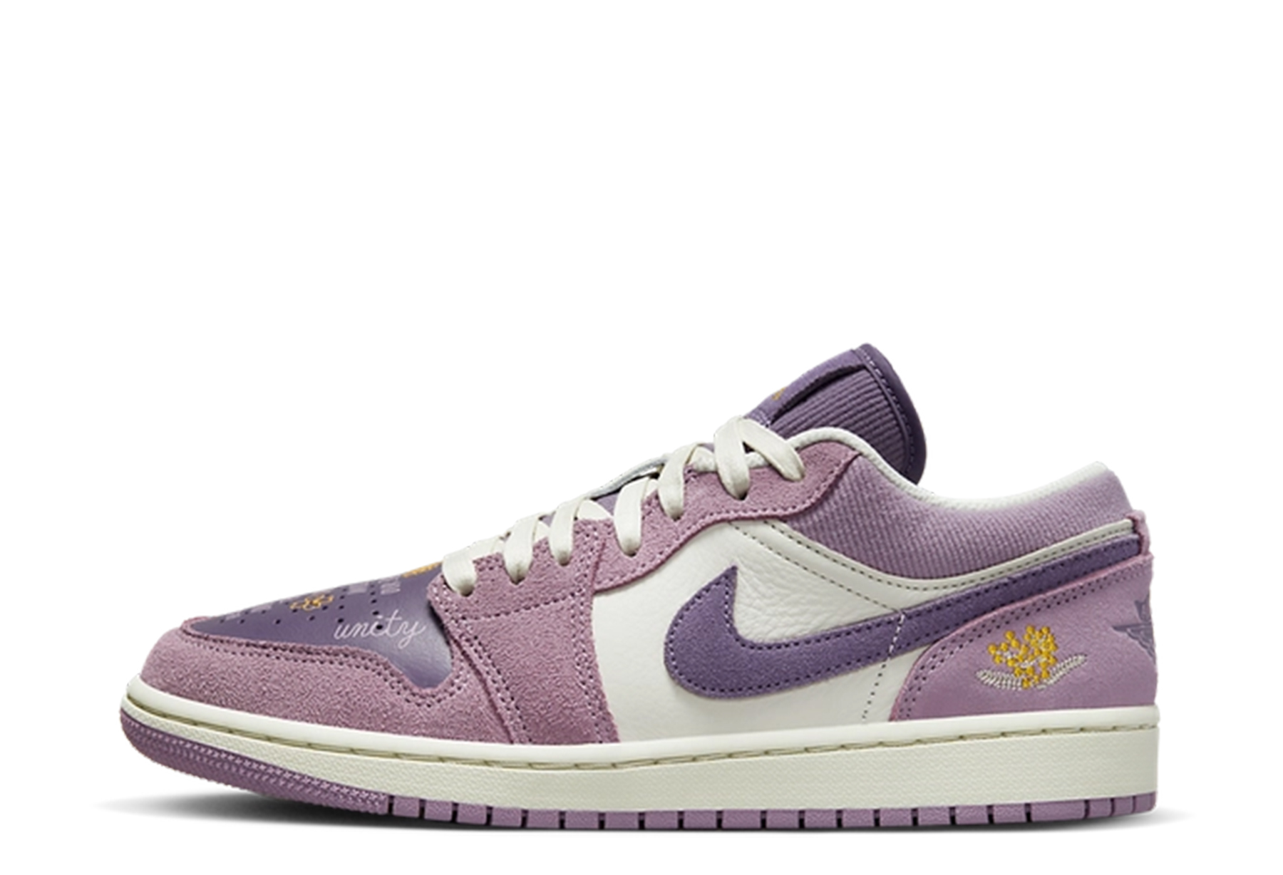 Air Jordan 1 Low WMNS 'Unity' (2023) Purple Smoke/Sail/Purple sneaker – authenticated on KLEKT