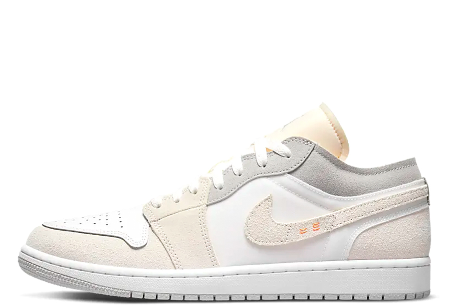 Air Jordan 1 Low SE Craft Inside Out (2022) WHITE/PHANTOM GREY/SAIL/ORANGE sneaker – authenticated on KLEKT