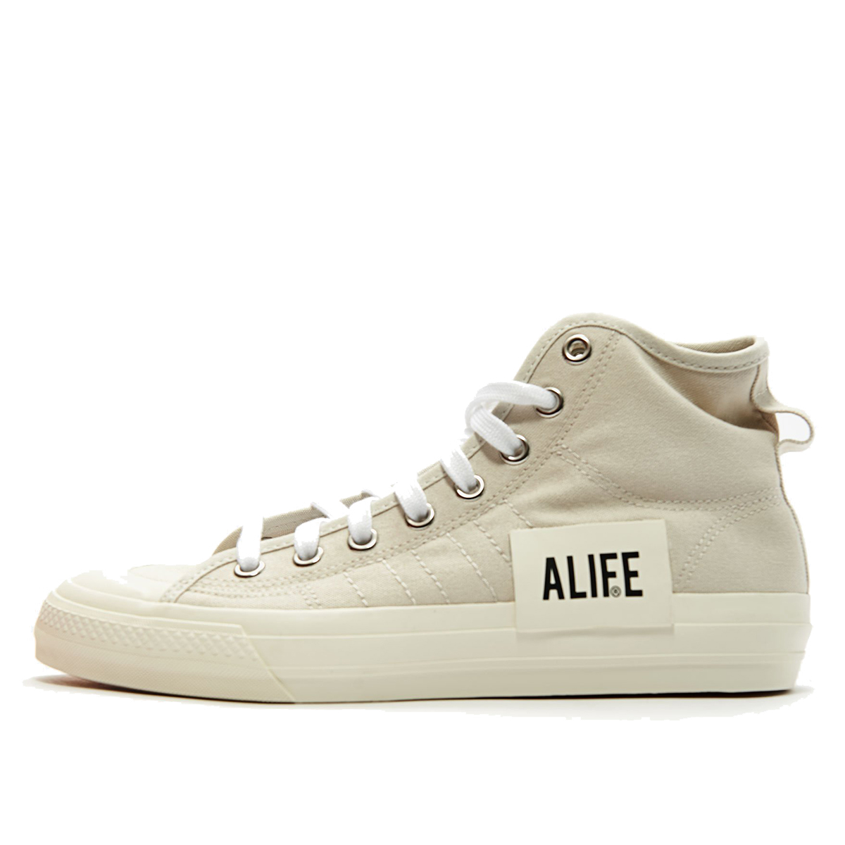 Adidas x Alife Consortium Nizza Hi Rf Raw White (2019) sneaker – authenticated on KLEKT