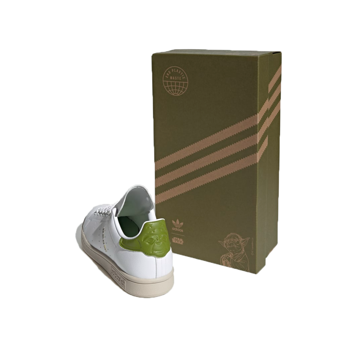 Adidas x Star Wars Stan Smith 'Yoda' (2021) CLOUD WHITE/PANTONE/BLISS sneaker – authenticated on KLEKT