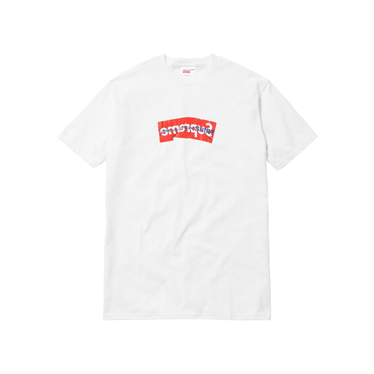Supreme x Comme Des Garcons CDG SHIRT Box Logo T-Shirt Tee White (SS17) sneaker – authenticated on KLEKT