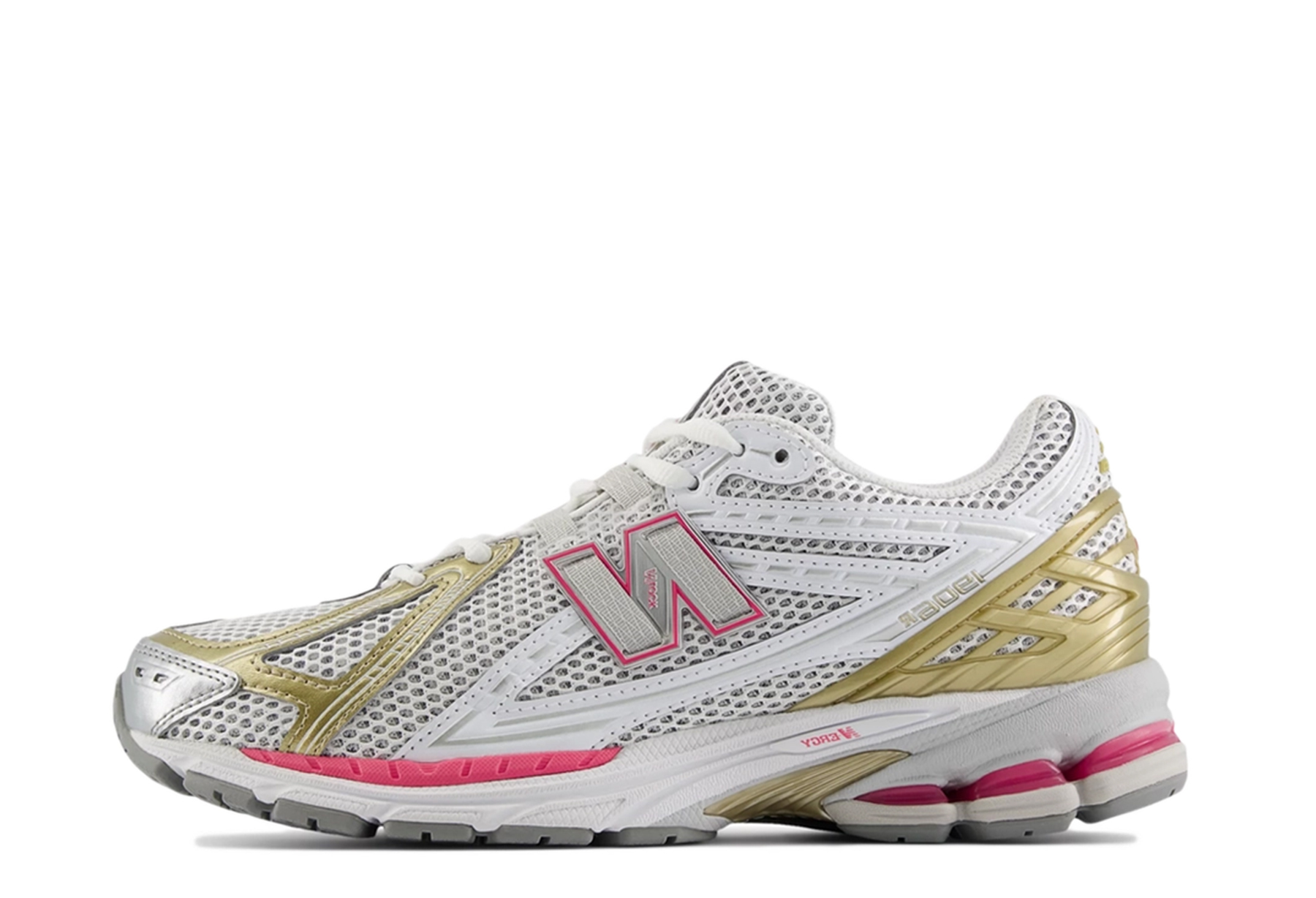 New Balance 1906R WMNS 'White & Dragon Berry' (2025) Silver Metallic/Dragon Berry/Gold sneaker – authenticated on KLEKT