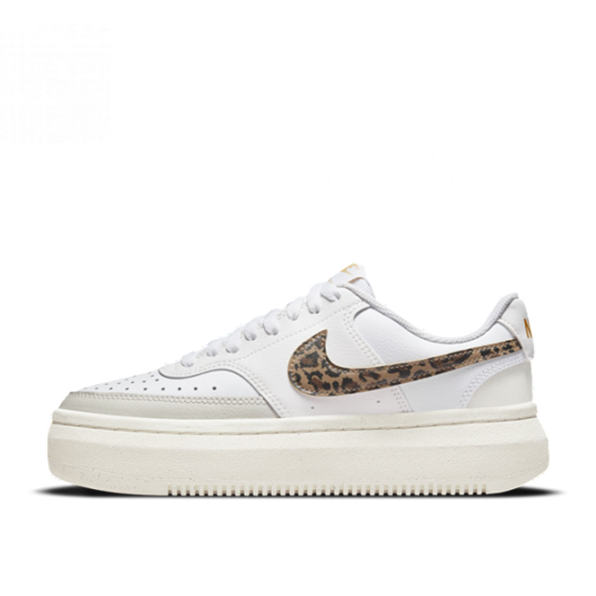 Nike WMNS Court Vision Alta Low White Light Bone Sail Archaeo Brown sneaker – authenticated on KLEKT
