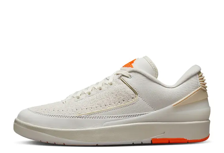 Air Jordan x Shelflife 2 Low White (2022) WHITE/SAIL-LIGHT BONE-BRIGHT MANDARIN sneaker – authenticated on KLEKT
