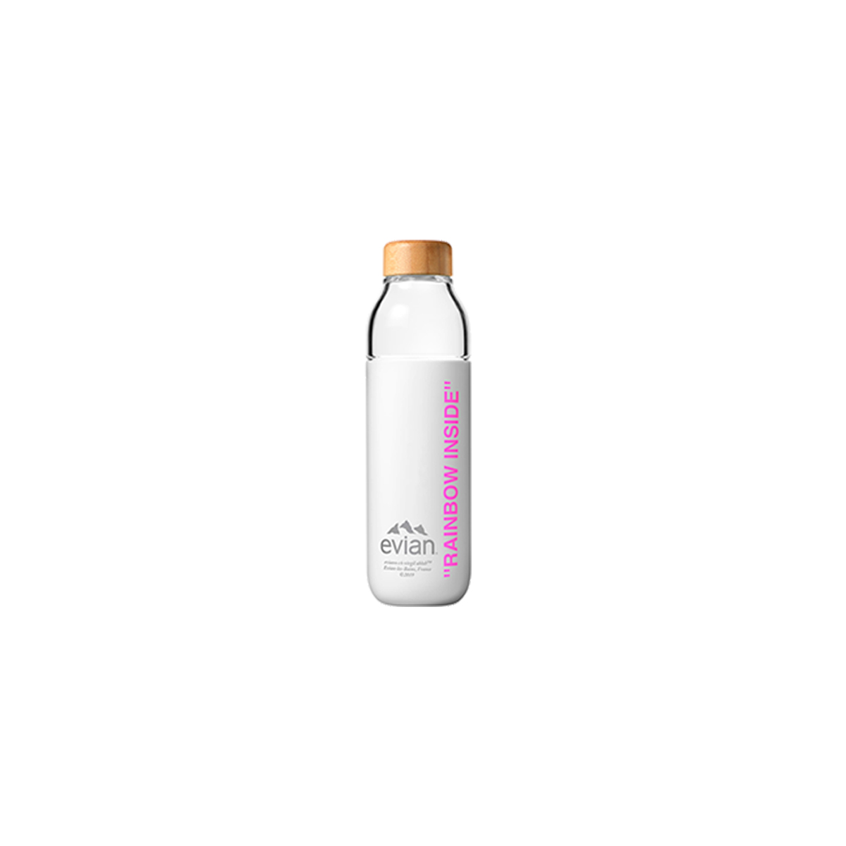 Evian x Virgil Abloh SOMA Water Bottle Bright Pink (500ml) (2019) sneaker – authenticated on KLEKT