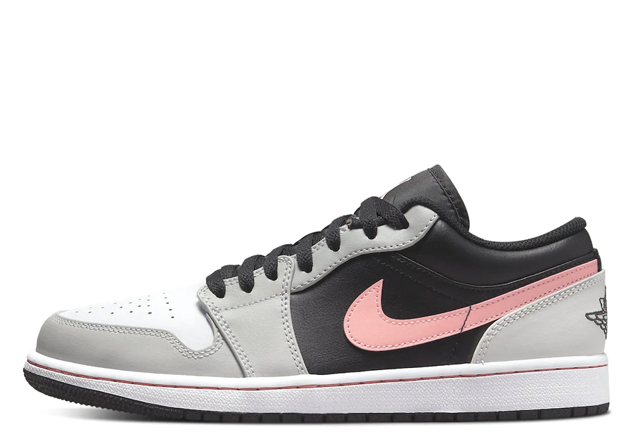 Air Jordan 1 Low Grey Black Pink (2022) grey/black/pink sneaker – authenticated on KLEKT