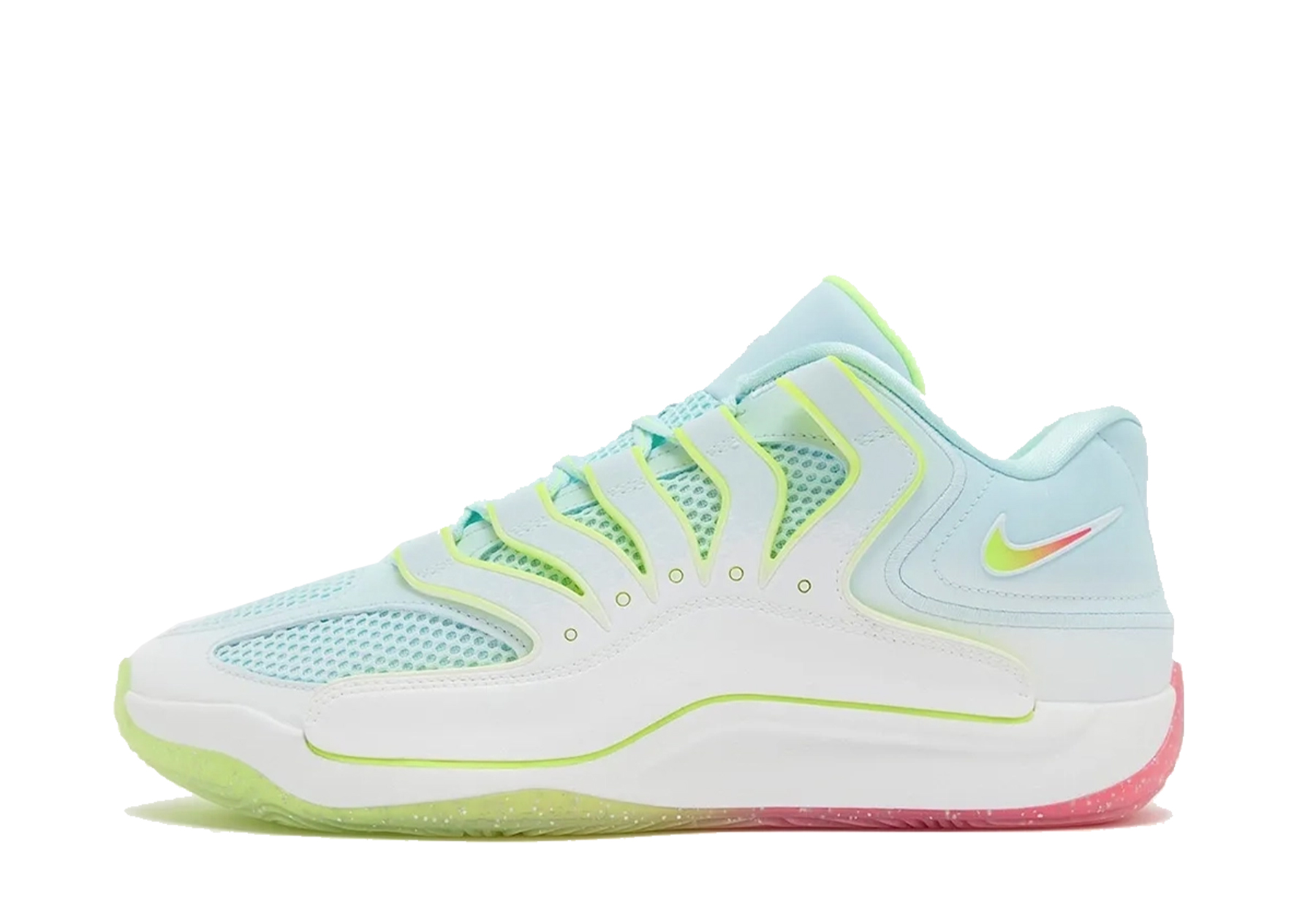 Nike KD 18 Easy Money 'Glacier Blue' (2025) White/Volt/Bright Crimson/Glacier Blue sneaker – authenticated on KLEKT