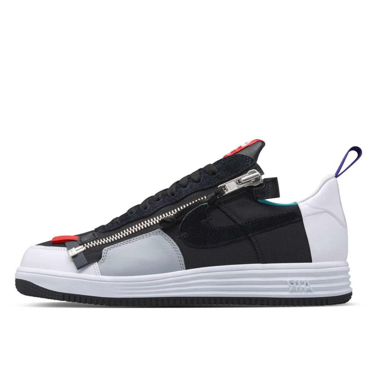 Nike x Acronym NikeLab Air Lunar Force 1 SP Green Purple sneaker – authenticated on KLEKT