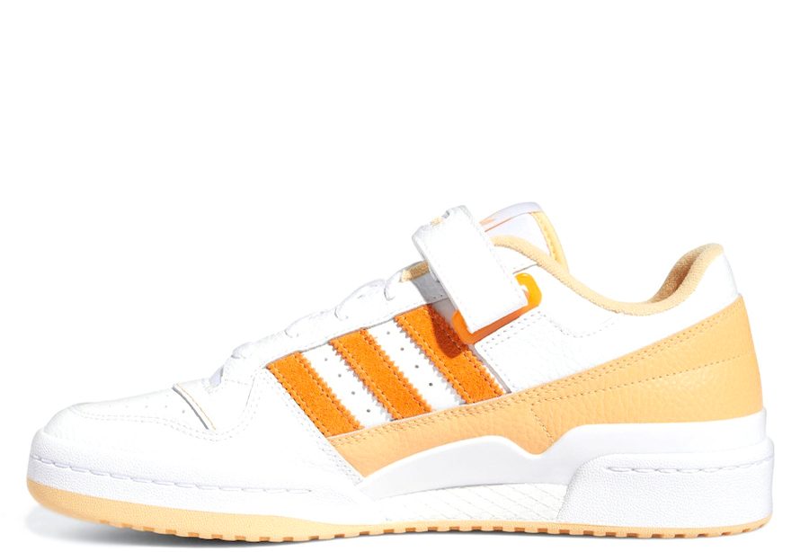 Adidas Forum Low White Orange (2922) Cloud White / Pulse Amber / Orange Rush sneaker – authenticated on KLEKT
