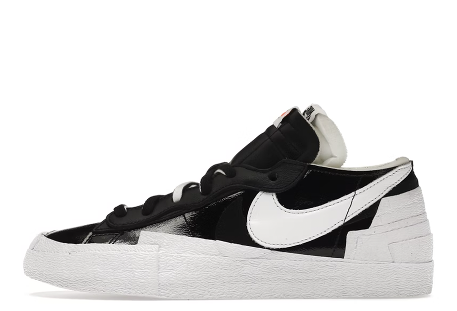 Nike x Sacai Blazer Low Black Patent Leather (2022) photo 1