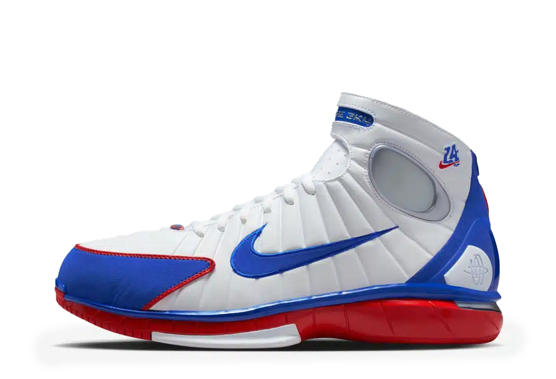 Nike Zoom Huarache 2k4 'All-Star' (2026) WHITE/VARSITY ROYAL/RED/SILVER sneaker – authenticated on KLEKT