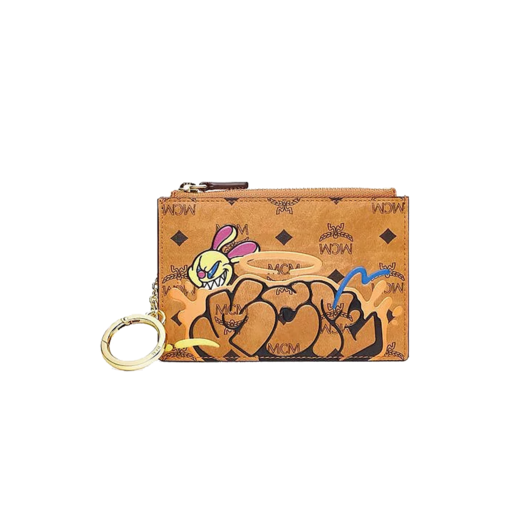 Mcm x SAMBYPEN Key Pouch in Visetos Cognac (SS21)